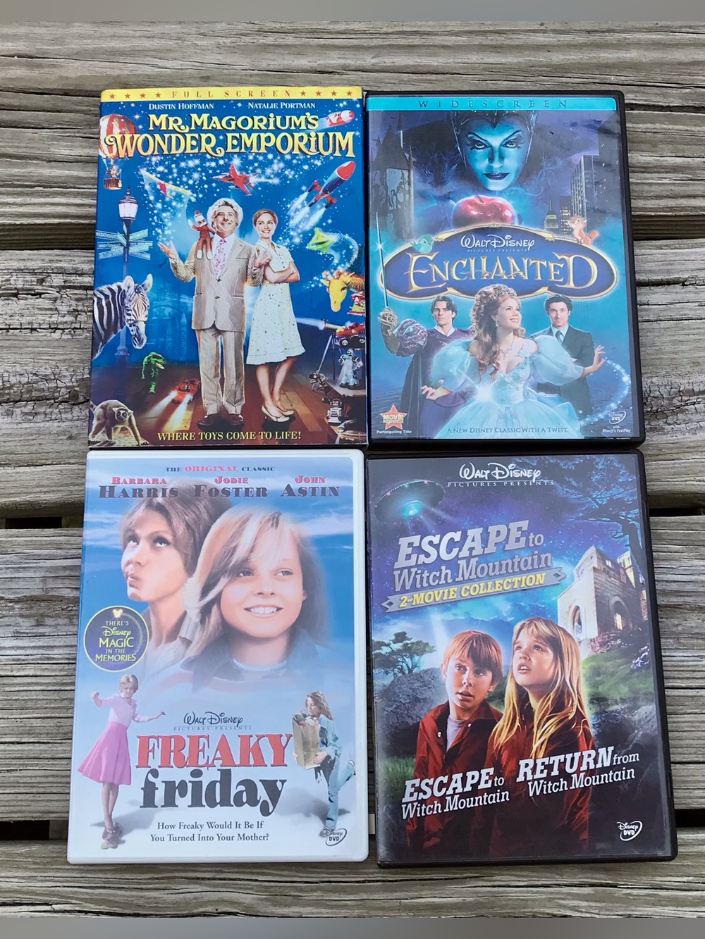 Movie Night DVD Movies Original Freaky Friday Enchanted Escape To Witch Mountain